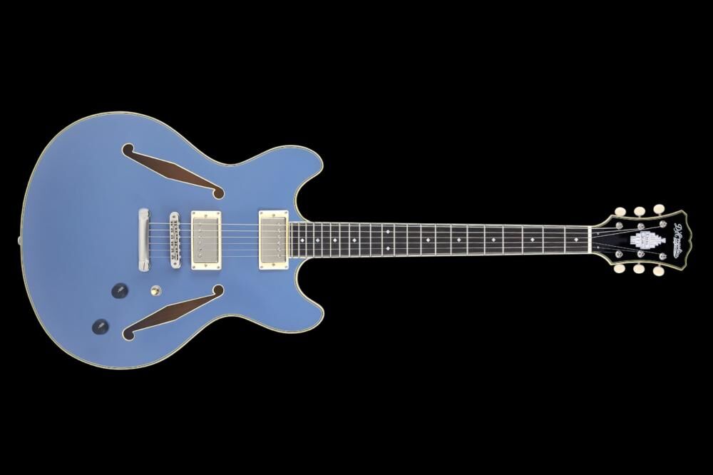 D'Angelico Excel DC Tour Collection Slate Blue