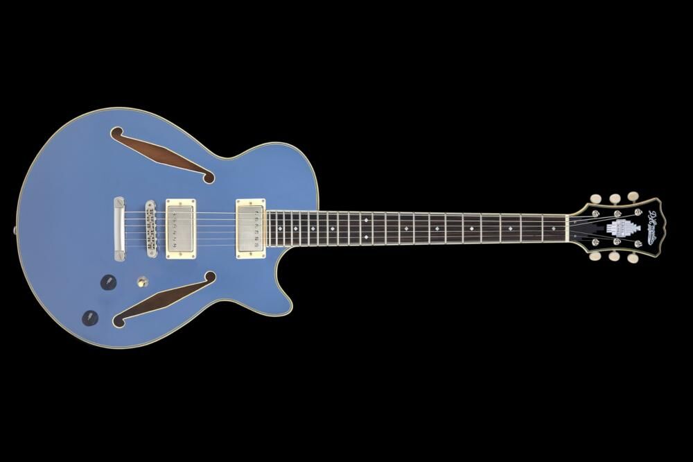 D'Angelico Excel SS Tour Collection Slate Blue