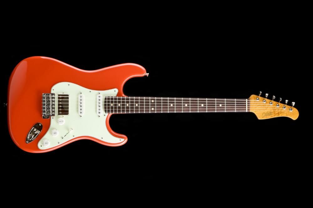 Xotic XSC-2 Fiesta Red Lightly Aged (@002)